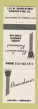 Matchbook Cover - Biancalana's Restaurant Elmwood Park IL