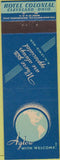 Matchbook Cover - Hotel Colonial Cleveland OH