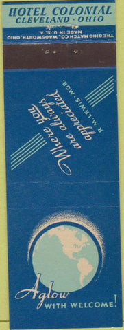 Matchbook Cover - Hotel Colonial Cleveland OH
