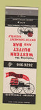 Matchbook Cover - Buckboard Restaurant Scottsdale AZ WEAR