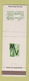 Matchbook Cover - Moon Valley Country Club Phoenix AZ