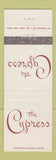 Matchbook Cover - The Cypress Restaurant Chicago? IL