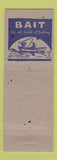 Matchbook Cover - Central Avenue Sports Shop fishing tackle Minneapolis MN
