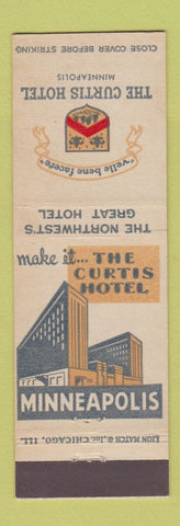 Matchbook Cover - Curtis Hotel Minneapolis MN