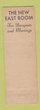 Matchbook Cover - Curtis Hotel Minneapolis MN