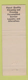 Matchbook Cover - King B Cleaners Minneapolis MN