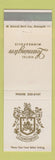Matchbook Cover - Hotel Leamington Minneapolis MN