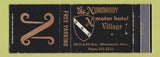Matchbook Cover - Normandy Motor Hotel Minneapolis MN