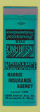Matchbook Cover - Harris Insurance Agency Minneapolis MN