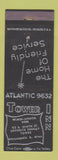 Matchbook Cover - Tower Inn Minneapolis MN