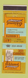 Matchbook Cover - Eklund Clothing Minneapolis MN