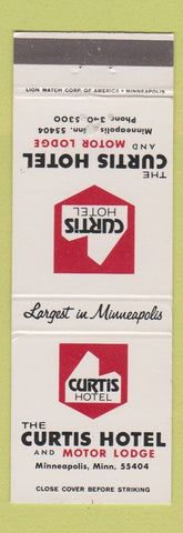 Matchbook Cover - Curtis Hotel Minneapolis MN