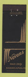 Matchbook Cover - Nevens Minneapolis MN