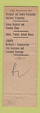 Matchbook Cover - Mutual Service Insurance Leon Jaeb Minneapolis MN