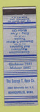 Matchbook Cover - George Ryan Construction Diamond T Trucks Minneapolis MN