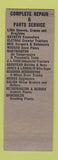 Matchbook Cover - George Ryan Construction Diamond T Trucks Minneapolis MN