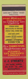 Matchbook Cover - JJ Symanitz Insurance Alliance Life Minneapolis MN