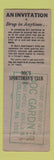 Matchbook Cover - Doc's Sportsman's Club Minneapolis MN