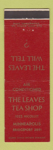 Matchbook Cover - Leaves Tea Shop Minneapolis MN