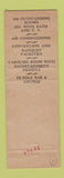 Matchbook Cover - Hotel Dyckman Minneapolis MN