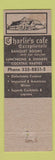 Matchbook Cover - Charlie's Cafe Exceptionale Minneapolis MN