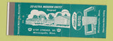 Matchbook Cover - Aqua City Motel Minneapolis MN