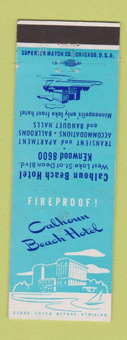 Matchbook Cover - Calhoun Beach Hotel Minneapolis MN