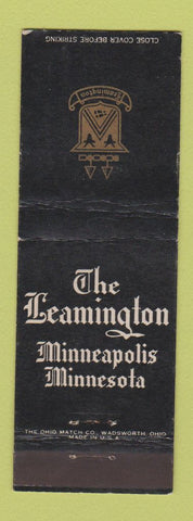 Matchbook Cover - Leamington Hotel Minneapolis MN