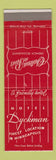 Matchbook Cover - Chateau de Paris French Restaurant Minneapolis MN