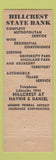 Matchbook Cover - Hillcrest State Bank Dallas TX