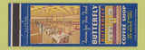 Matchbook Cover - Butterfly Coffee Shop Des Moines IA
