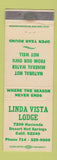 Matchbook Cover - Linda Vista Lodge Desert Hot Springs CA