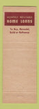 Matchbook Cover - First Federal Savings Loan San Pedro CA