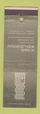 Matchbook Cover - King Solomon Restaurant Encino CA