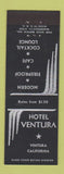 Matchbook Cover - Hotel Ventura CA