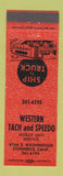 Matchbook Cover - Western Tach and Speedo Commerce CA