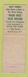 Matchbook Cover - Wagon Wheel Restaurant Santee CA WEAR