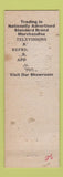 Matchbook Cover - Distric Sales Corp Washington DC WEAR pinup