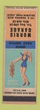 Matchbook Cover - Morris Garage Baldwin Park CA WEAR pinup