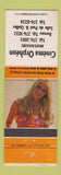 Matchbook Cover - Cinema Orpheon Mistassini QC pinup