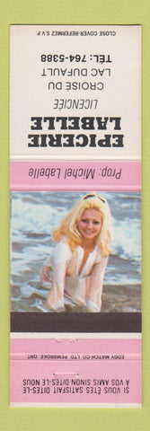 Matchbook Cover - Epicerie Labelle Lac Dufault QC pinup