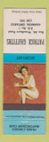 Matchbook Cover - Patrick Griffiths Trans Canada Match Club Hannon ON pinup