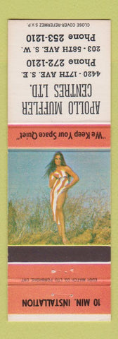 Matchbook Cover - Apollo Muffler Centres Canada pinup