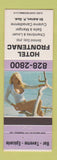 Matchbook Cover - Hotel Frontenac St Adrien QC pinup