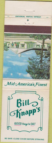Matchbook Cover - Bill Knapp Flint MI WEAR