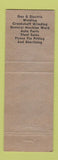 Matchbook Cover - Superior Machine Welding Smith's Anchorage AK pinup
