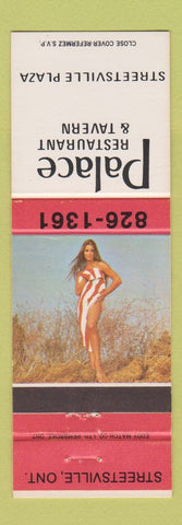 Matchbook Cover - Palace Restuarant Tavern Streetsville ON pinup