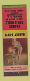 Matchbook Cover - Franks Bar and Grill Newark NJ WEAR pinup