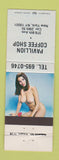 Matchbook Cover - Pavillion Coffee Shop New York City pinup