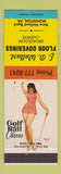 Matchbook Cover - ED Walbert Floor Coverings Mohnton PA WEAR pinup